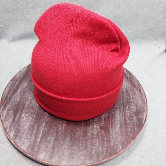 Duluth Trading Red Knit Beanie Warm Winter Hat For Adults - Picture 6 of 7